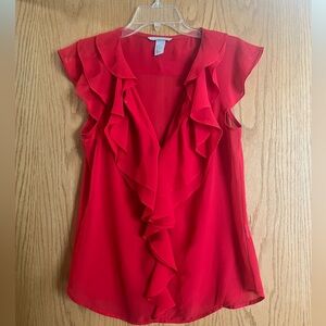 H&M Red Party Top